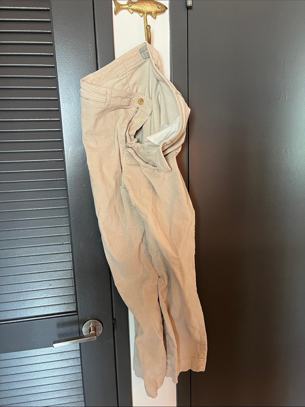 Everlane Cream Courderoy Pants